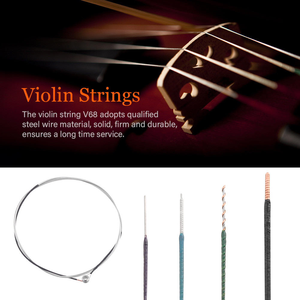 musiclover-TH IRIN Professional ลวดเหล็กสายไวโอลิน V68 เครื่องดนตรีอุปกรณ์เสริม