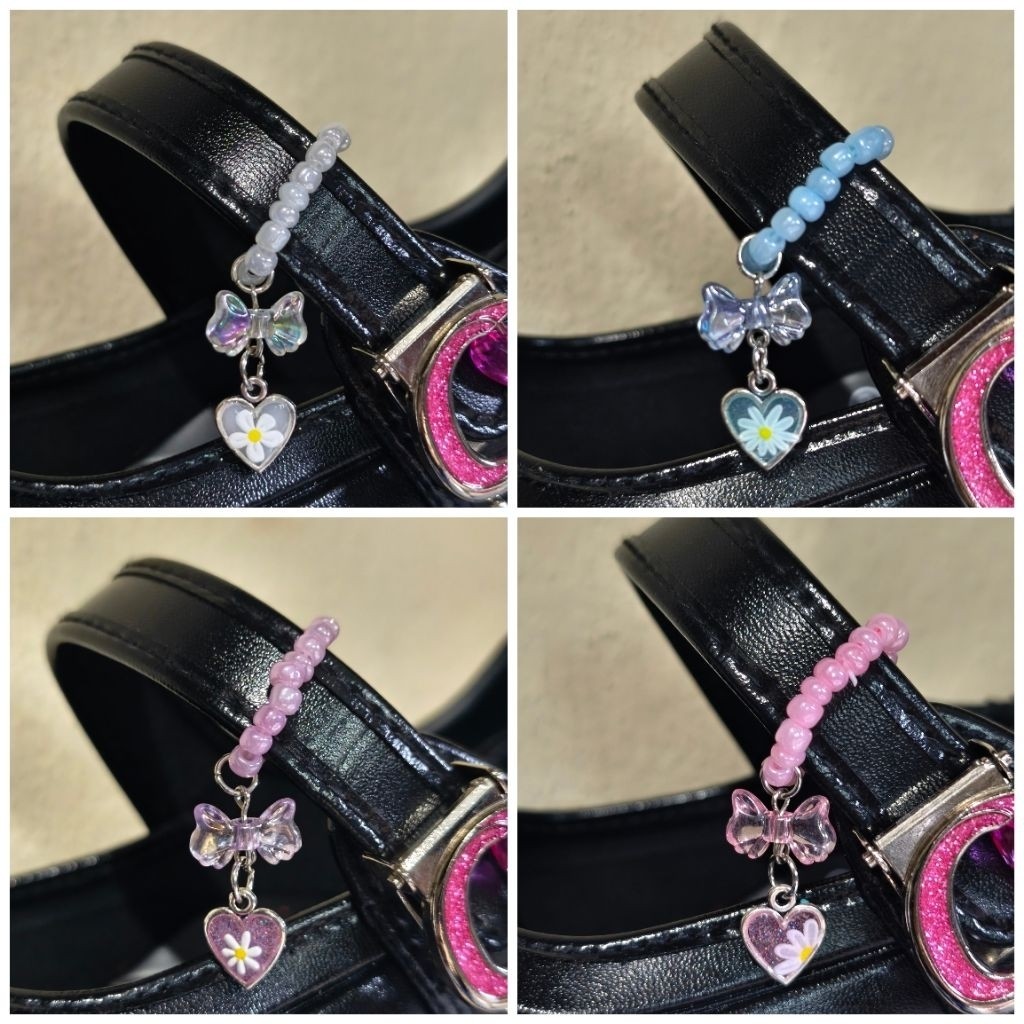 | 💍 Ring beads shoes 👡 | แหวนรองเท้านักเรียน และจี้ตกแต่งรองเท้า 💖