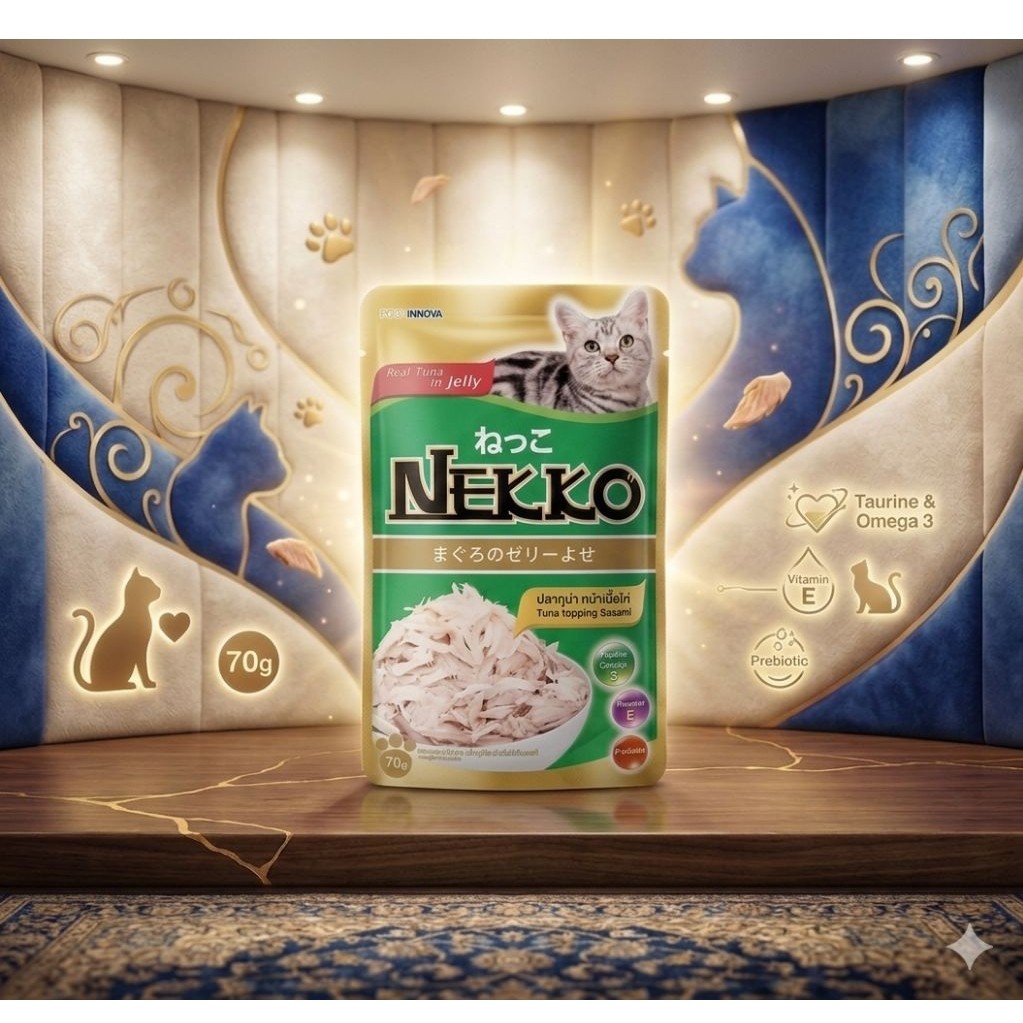 ยกโหล Nekko อาหารเปียกแมว 70 กรัม12ซอง