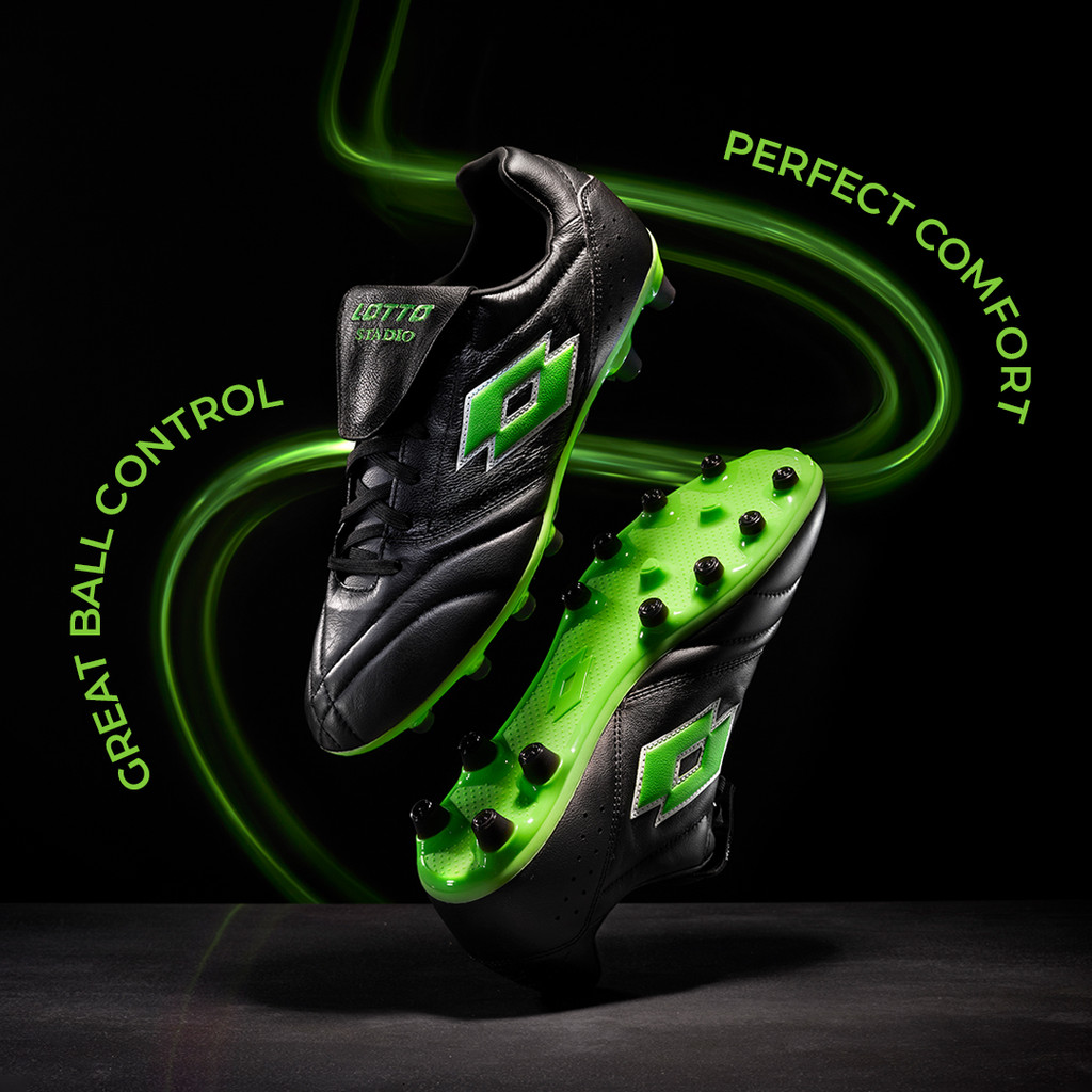 LOTTO LOTTO Men STADIO Kangaroo Leather Classic Football Boots Ball Sneakers 200 III FG