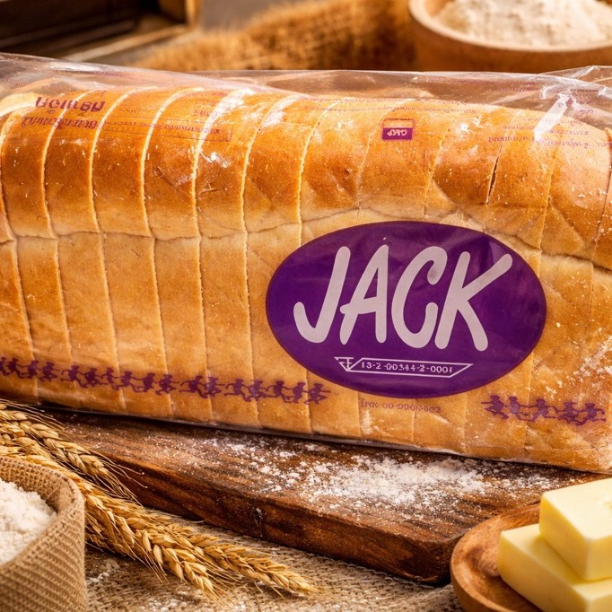 ขนมปังกะโหลก JACK ขนาด 22 มิล 10 แถว