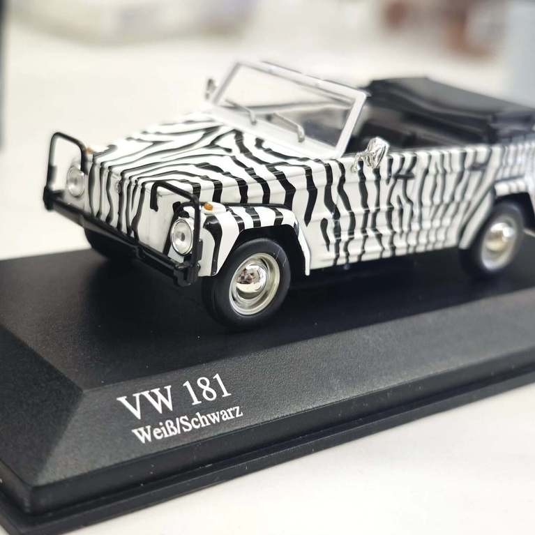 [Orphan] 1: 43 minichamps Mini Cut Volkswagen 181 Barrel Car VW Volkswagen type 181 Convertible SUV 