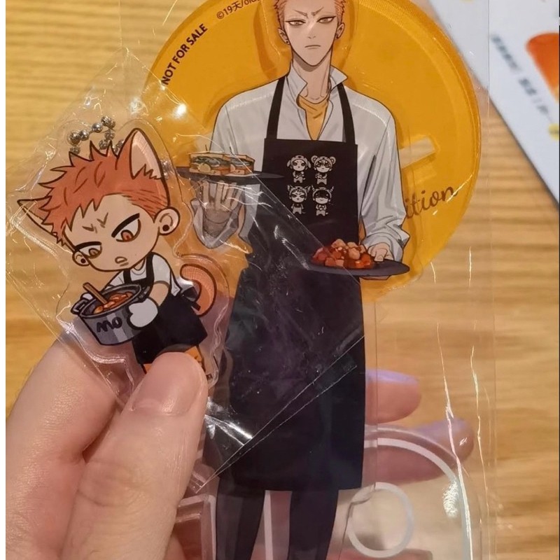 19 วัน Cafe ชุดอะคริลิค Merch 19 天โลหะโลหะสําหรับอาหารห้องนั่งเล่น