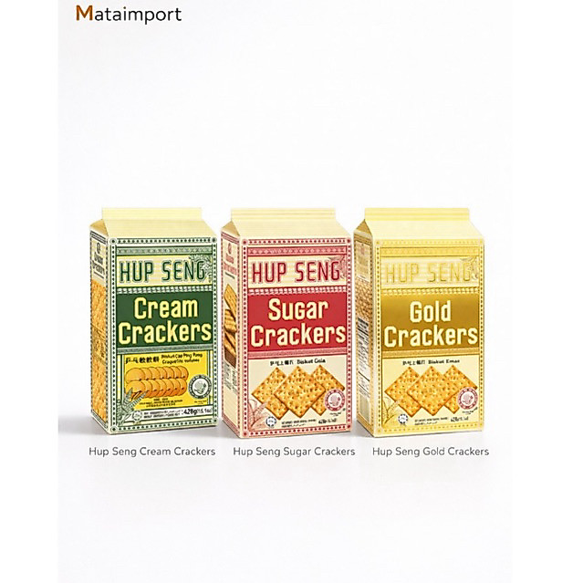 HUP SENG แครกเกอร์ กรอบอร่อย น้ำหนัก 428 กรัม