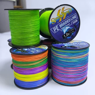 สายเอ็นตกปลา PE ถัก 4 เส้น ยาว 300 เมตร สาย PE ม Multi-color Optional Fishing Line