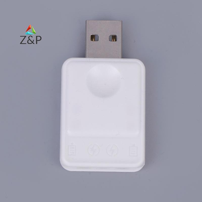 Z & P CR425 เครื่องชาร์จแบตเตอรี่ไฟฟ้าตกปลาลอยชาร์จ CR425 แบตเตอรี่เครื่องชาร์จ USB 2 รูอะแดปเตอร์ชา