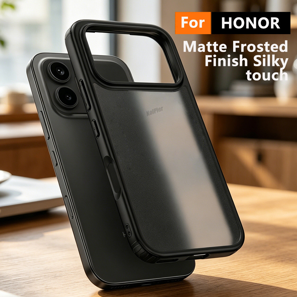 กันกระแทก Matte เคสโทรศัพท์สําหรับ Honor 600 PRO HONOR600 เป็นมิตรกับผิว Silky Touch Anti ลายนิ้วมือ Frosted กันชน Drop ฝาครอบป้องกัน