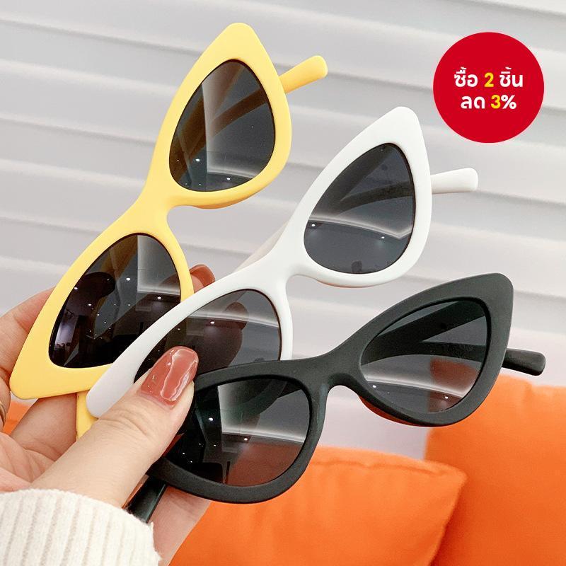 เกาหลีแฟชั่นเด็กแว่นตากันแดดแมวน่ารัก Eye UV Protection Retro กลางแจ้ง Shade แว่นตาสําหรับชายหญิงเด็ก Sunwear