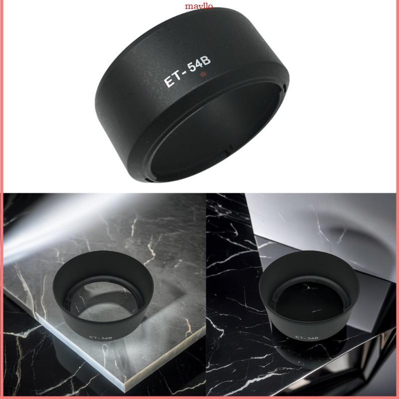 MAVLLO Professional ET-54B เลนส์ป้องกันแสงสะท้อนบังแดดสําหรับ EF-M 55-200 มม.STM EOS-M3-M10 กล้องฝาค