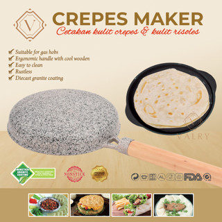 VORTUNER CREPE MAKER Cetakan kue kulit risol anti lengket PANCI RISOLES MARTABAK MINI WAJAN KWALIK