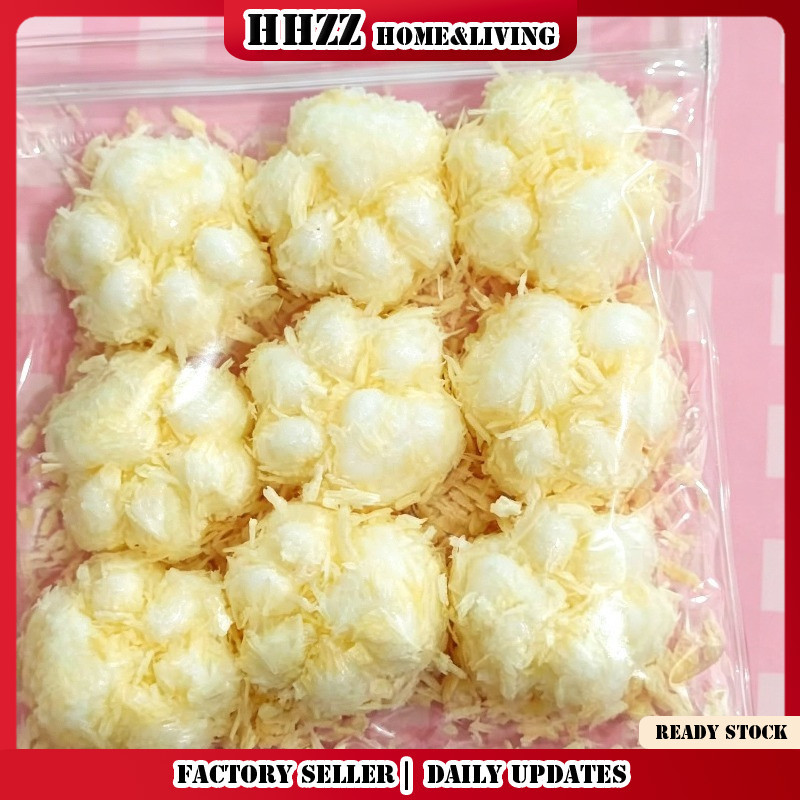 Fake Pastry Fluffy Cat Paw Squish Blocks Holiday Stocking Stuffer ความแปลกใหม่ Prank ของเล่น