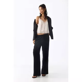 H&M(เอชแอนด์เอ็ม) กางเกงผ้าลินินผสม ผู้หญิง 1259065_1