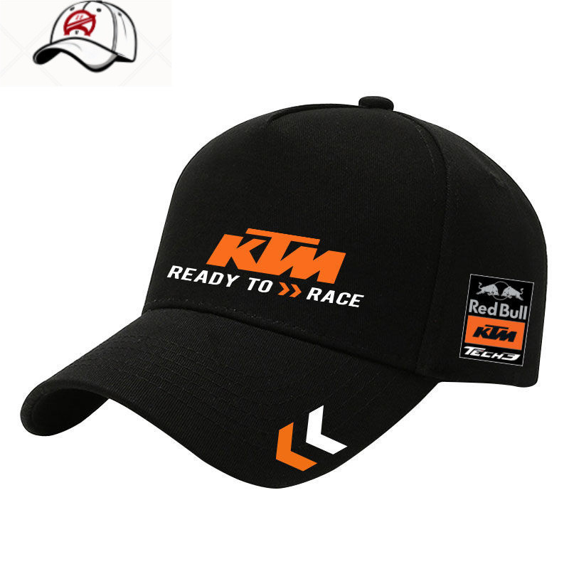 【สินค้าขายดี】 หมวกเบสบอล ทีมโรงงานรถจักรยานยนต์ KTM motogp แฟนคลับรถจักรยานยนต์ ผู้ที่ชื่นชอบการขี่ หมวกทรงปีกกว้าง