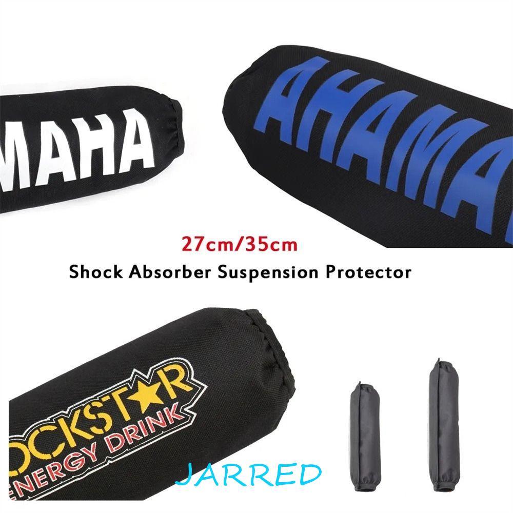 JARRED ฝาครอบโช้คอัพ Universal อุปกรณ์เสริมรถจักรยานยนต์ ฝาครอบส้อมผิว Protector 27 ซม. 35 ซม. ฝาครอบโช้คหลัง