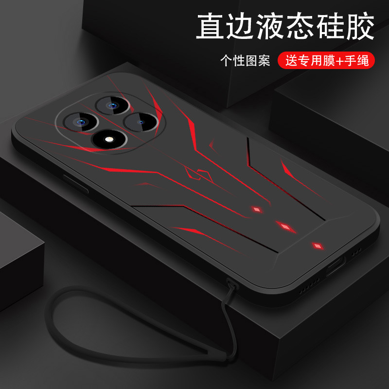 Redmi Note14pro เคสป้องกันสไตล์ใหม่Shock-resistant All-Included Mecha Red RedmiซิลิโคนSoft Case Note