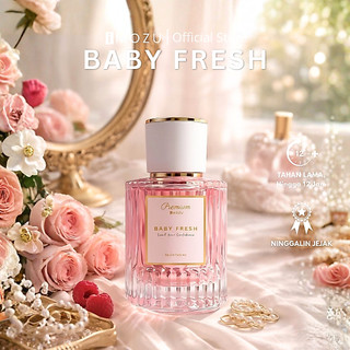 IMOZU - Baby Fresh Parfum Wanita Tahan Lama 24 Jam |  Wangi Lembut Aroma Manis Soft Powdery | Ninggalin Jejak | Best Seller Shopee | 30ml