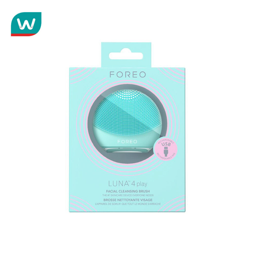 Foreo ฟอริโอ้ เครื่องทำความสะอาดผิวหน้า ลูน่า โฟร์ เพลย์ สี มิ้นท์ ฟอร์ ยู
