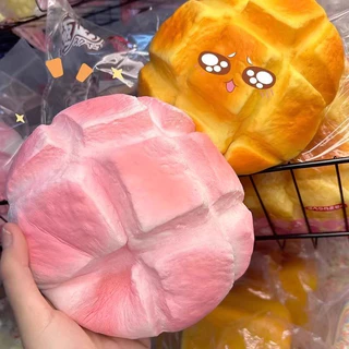 ใหม่ช้า เพิ่มขึ้น ลาวา ขนมปังสับปะรด สกุชชี่ หนา & นุ่มสุด ๆ ความเครียดบรรเทาบีบของเล่น