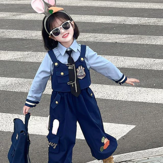 ชุดเด็กน่ารัก ชุดการแสดงธีม Zootopia ชุดคอสเพลย์ Judy และ Nick Fox