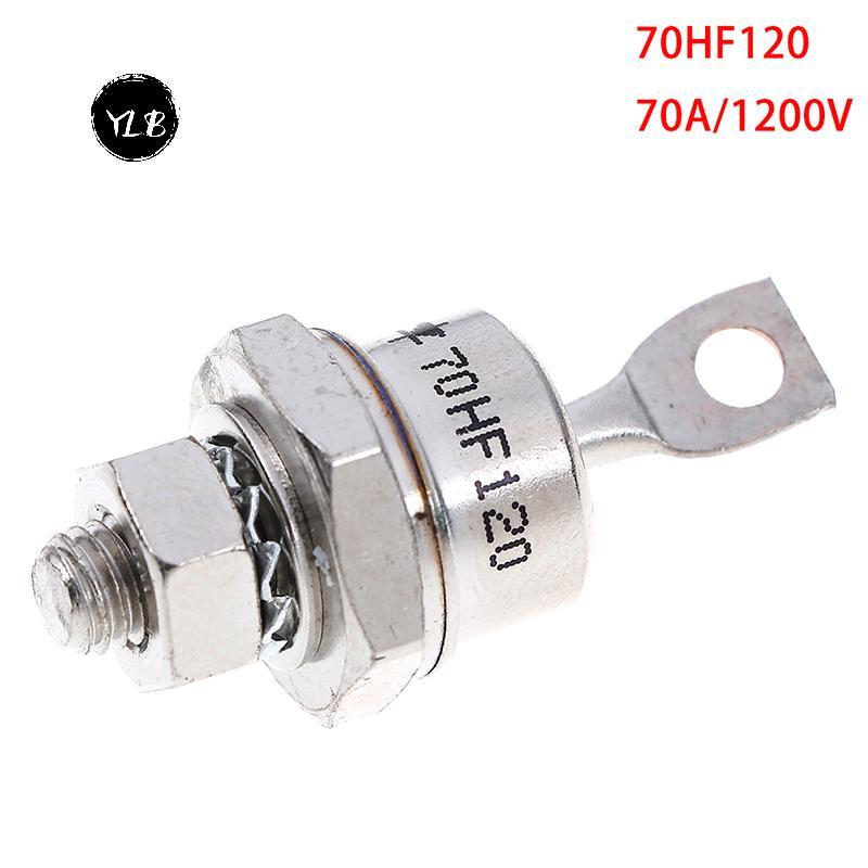 YLB> 1 x 70HF120 70A 1200V วงจรเรียงกระแสกําลังสูงโลหะประเภทสตั๊ดวงจรเรียงกระแสไดโอดใหม่