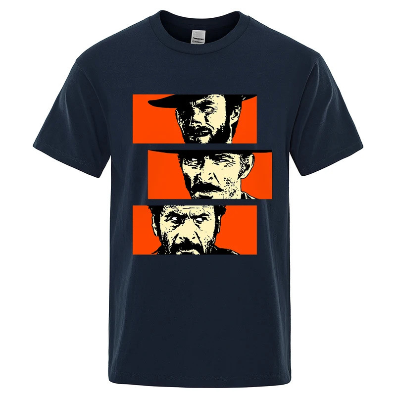 เสื้อยืดคาวบอย "The Good the Bad and Ugly" ลาย Blondie