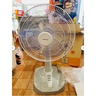 Myhome พัดลมตั้งพื้นสไลด์ ขนาด 16 นิ้ว (สุ่มคละสี) มีมอก. พัดลมตั้งพื้น ปรับความสูงได้ พัดลม16นิ้ว พัดลมราคาถูก