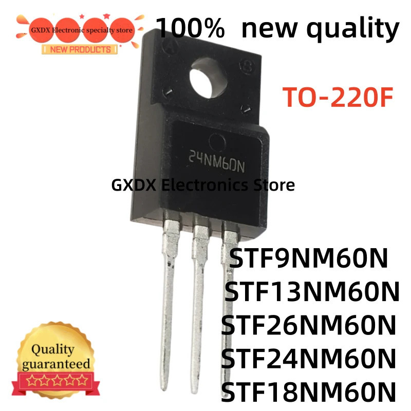 5PCS STF9NM60N 9NM60N STF13NM60N STF24NM60N 24NM60N STF18NM60N 13NM60N STF26NM60N 26NM60N 18N ทรานซิ
