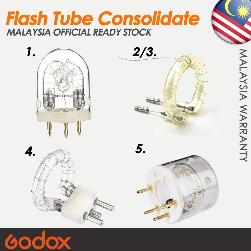 หลอดแฟลชสํารอง Consolate สําหรับ Godox & Onsmo Lighting AD600/SK300ii/AD300Pro/AD400Pro/SK400ii/DP60