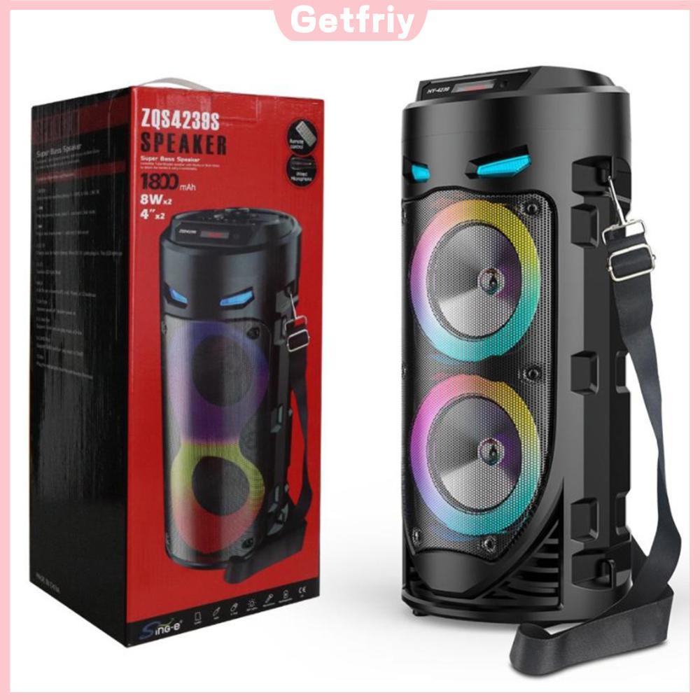 BT Speaker Outdoor Speaker รองรับ USB/TF/AUX/FM/BT/MIC สําหรับงานปาร์ตี้กลางแจ้ง [รับfriy.th]