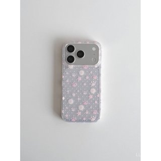 เคสโทรศัพท์เหมาะสําหรับiPhone 7 8 X XS XR XSMAX 11 12 13 14 15 16 17 Pro max Plus Air Pink Star Polka Dotกันกระแทกกันกระแทกกันกระแทกเคสรวมทุกอย่างN5ZR