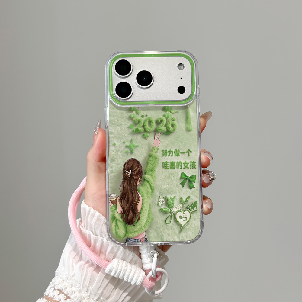 🍔🍟เข้ากันได้สำหรับ เคสไอโฟน iPhone 17promax 16pro Apple 14plus 15PROmax 12 13pro 11 XR-CLYCK83