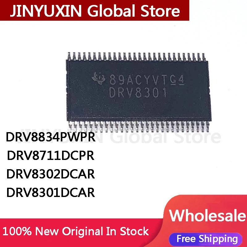 5PCS DRV8301DCAR DRV8301 DRV8302DCAR DRV8302 DRV8711DCPR DRV8711 DRV8834PWPR SSOP24 SSOP38 SSOP56 ชิ