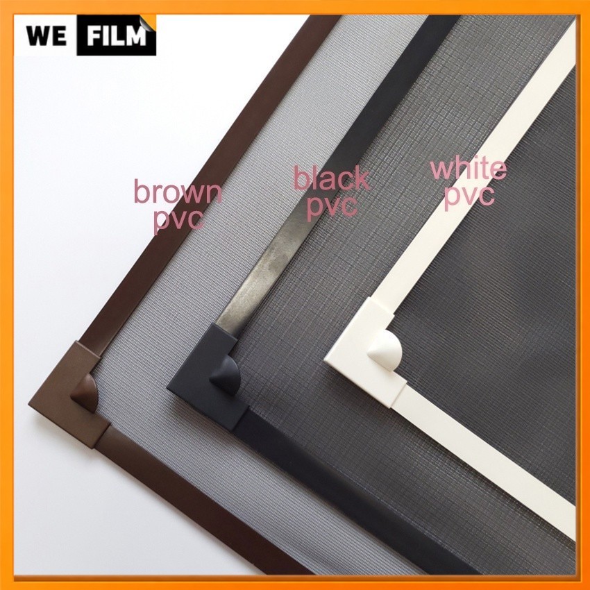 มุมมุ้งลวดหน้าต่าง อุปกรณ์เสริมมุ้งลวดหน้าต่าง PVC DIY อุปกรณ์เสริมมุ้งลวดหน้าต่างแม่เหล็ก