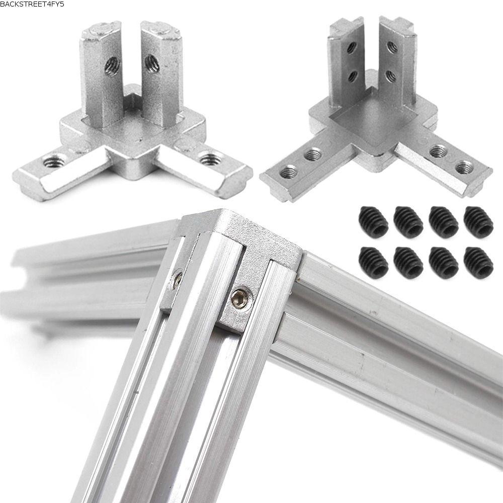 BACKSTAGEEET4FC3 End Corner Aluminium Alloy 2020 3030 4040 Series Slot Aluminium Extruction Profile 
