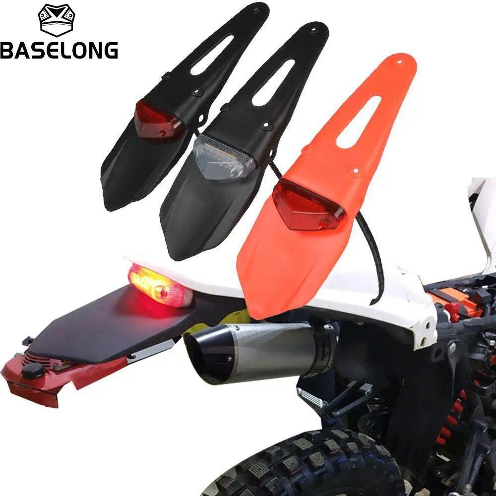 M Motorcycle LED Tail Light Rear Fender Brake Stop Taillight Supermoto Enduro Husqvarna For CR EXC W