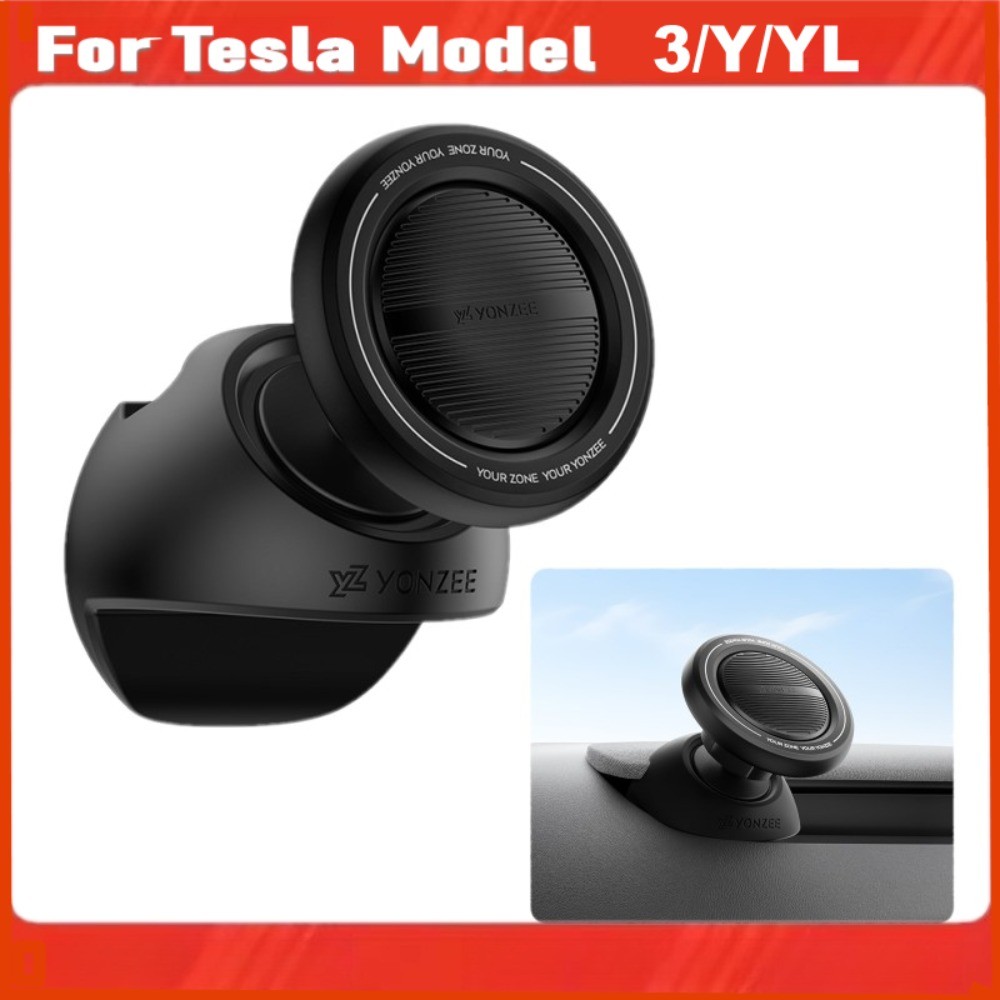ที่วางโทรศัพท์แม่เหล็กนําทาง Mount สําหรับ Tesla รุ่น 3 รุ่น Y รุ่น YL All Series Dashboard Car Holder