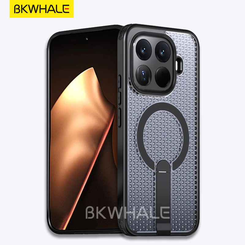 BKWHALE Coolingเคสโทรศัพท์แม่เหล็กสําหรับXiaomi Poco F8 Ultra F7 Ultra F8 Pro M8 M6 Pro X8 X7 Pro Max Xiaomi 17 15T 14T 17T Pro Max Anti Fallปกหลังปลอกนุ่ม