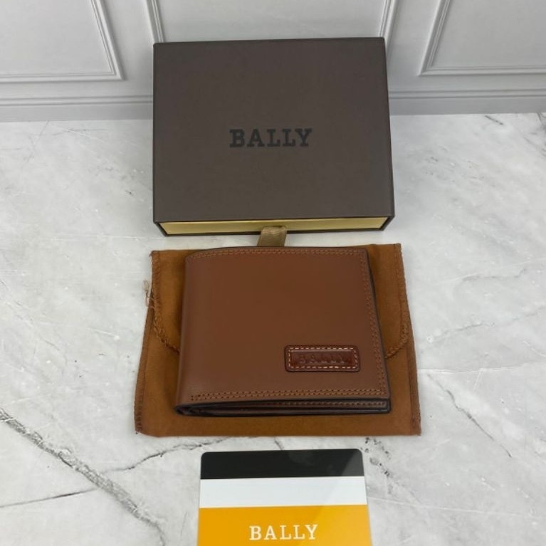 BL 6077 BROWN LEATHER MIRR BRANDED MENS FOLDING POCKET WALLET