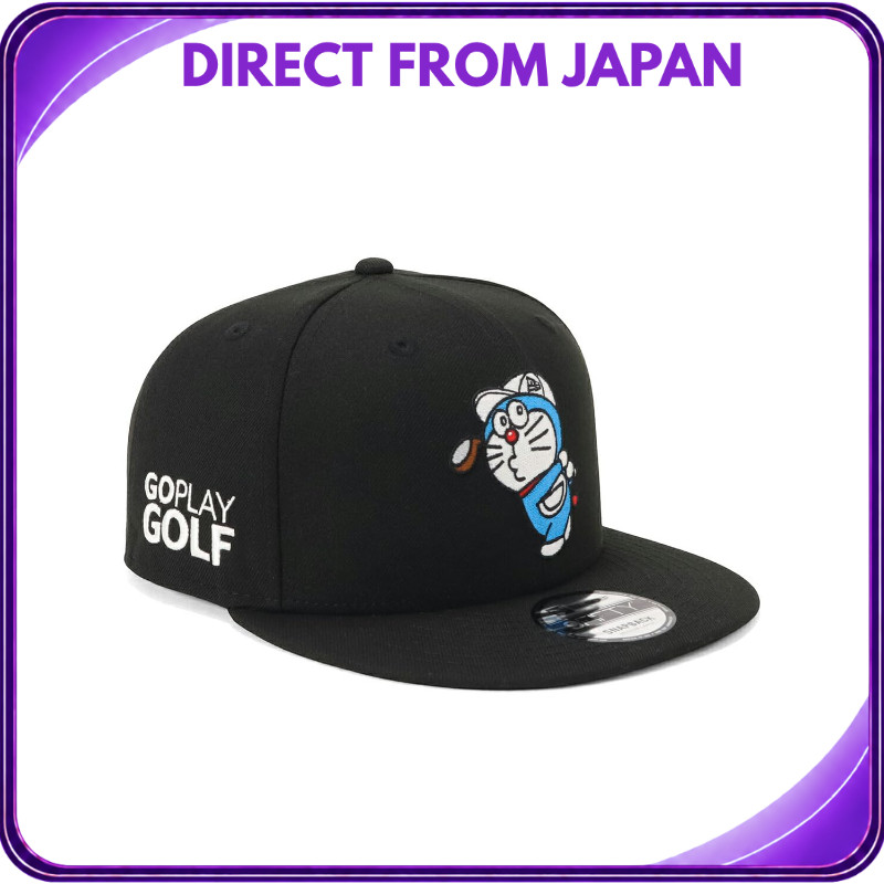 หมวกกอล์ฟ New Era รุ่น 9FIFTY คอลแลบโดราเอมอน สีดำ ไซส์ M/L GF 950 DORAEMON GPG BLK🇯🇵 ส่งตรงจากประเท