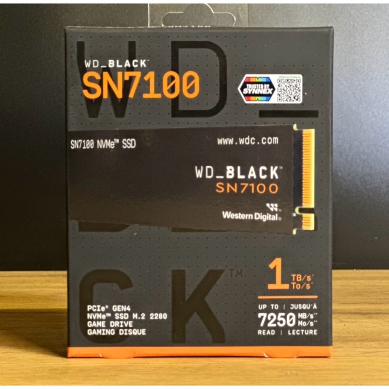 1 TB SSD (เอสเอสดี) WD BLACK SN7100 - PCIe 4x4 NVMe M.2 2280มือ2 ประกันเยอะ