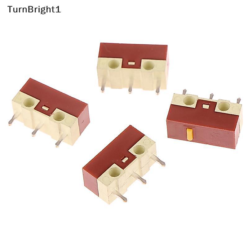 [TurnBright] 4/10 ชิ้น Silent Micro Switch 20 ล้าน Cli Lifeputer เมาส์ Mute Micro Switches 3Pins (*^▽^*)