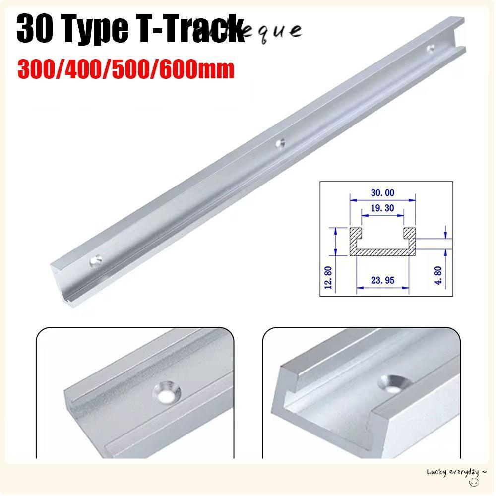 BABEQUE 1 ชิ้น T-Track, รางท่องเที่ยวสไลด์ T Slider Fixture Slot สไลด์ T-Slot Track, อลูมิเนียม 300-