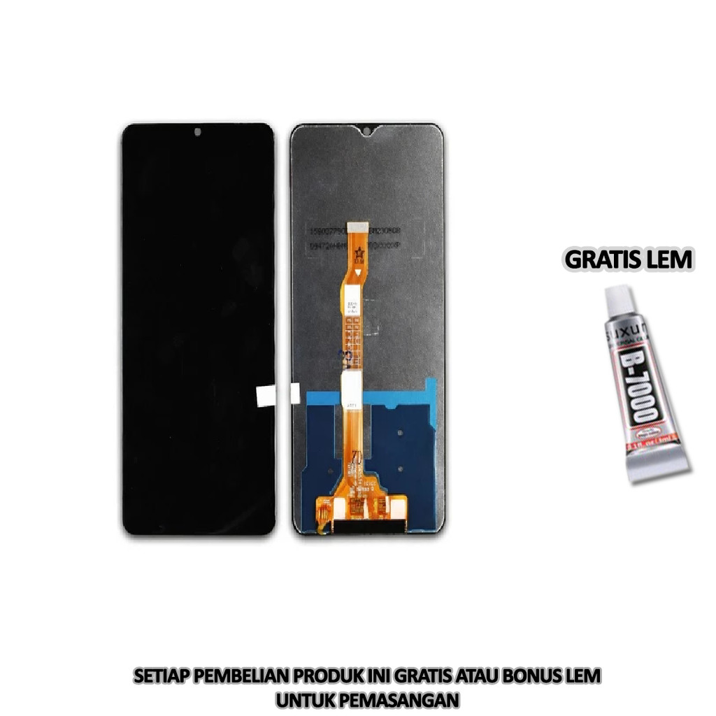 หน้าจอสัมผัส LCD Vivo Y27 4G / LCD Vivo Y27 5G / Lcd Y27S Fullset ฟรีเครื่องมือกาวสําเนา LCD