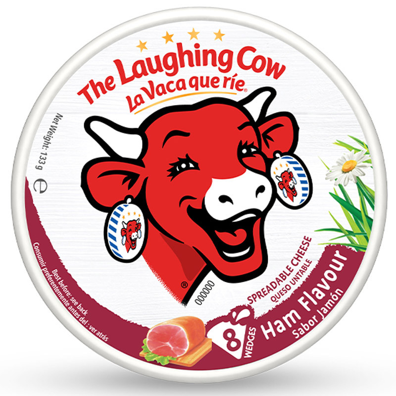 ลาวาชไควริทชีสสเปรดรสแฮม 133กรัม Lavachequirit Cheese Spread Ham 133g. [หมายเลขบาร์โค้ด 3073781161625 ]