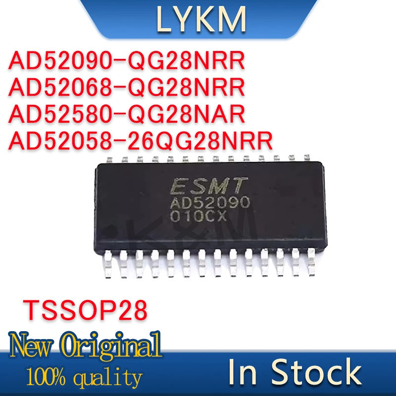 5/PCS ใหม่ AD52090-QG28NRR AD52068-QG28NRR AD52058-26QG28NRR AD52580-QG28NAR TSSOP28 เครื่องขยายเสีย