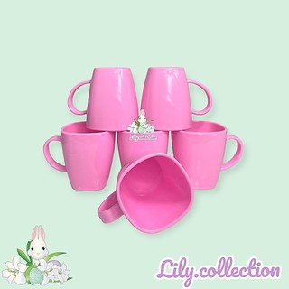 LILYCOLLECTION CANGKIR MELAMIN PASTEL 300ML LUSINAN MURAH