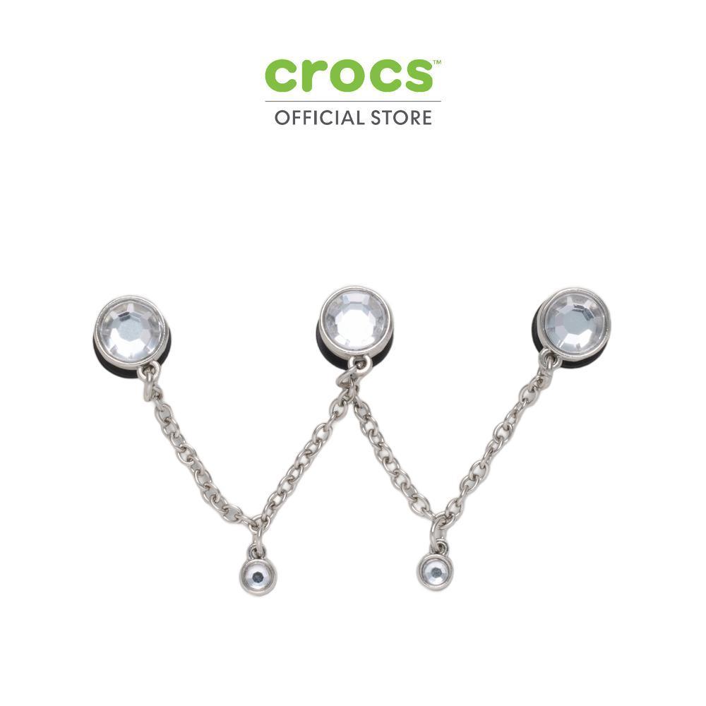 CROCS ตัวติดรองเท้า JIBBITZ™ SILVER TRIPLE SMT GEM CHAIN รุ่น 10017734 - Multicolor