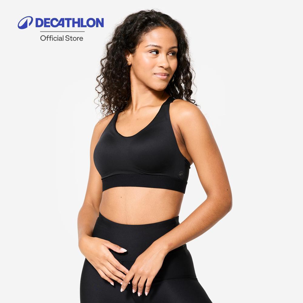 Decathlon Women'S High Support Adjustable Sports Bra With Cups สปอร์ตบราแบบปรับสายได้พร้อมคัพเสริมทรง