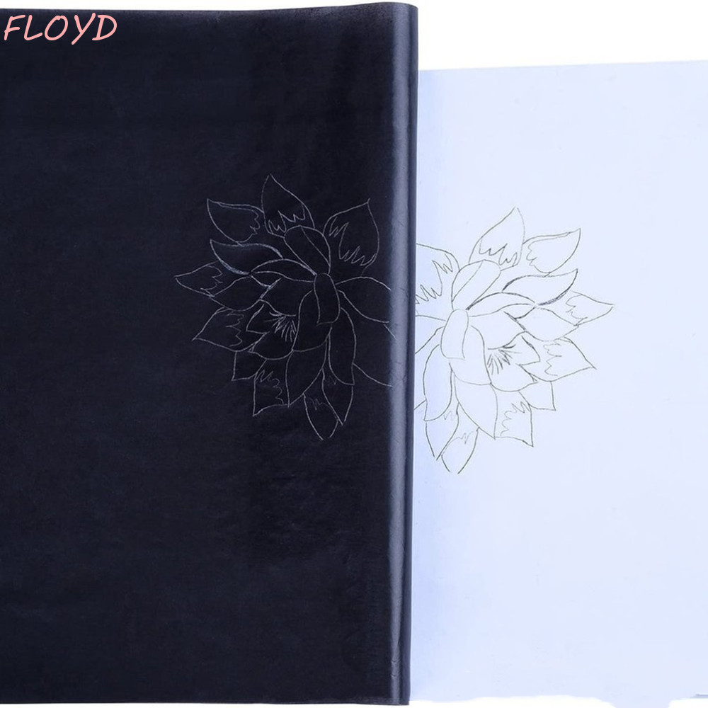 กระดาษคาร์บอนไร้คาร์บอน ฟลอยด์, กระดาษคาร์บอนนํากลับมาใช้ซ้ําได้ แกรไฟต์, กระดาษภาพนํากลับมาใช้ใหม่ได้ ลอกลายด้านเดียวสีดํา/น้ําเงินสําหรับวาดภาพ