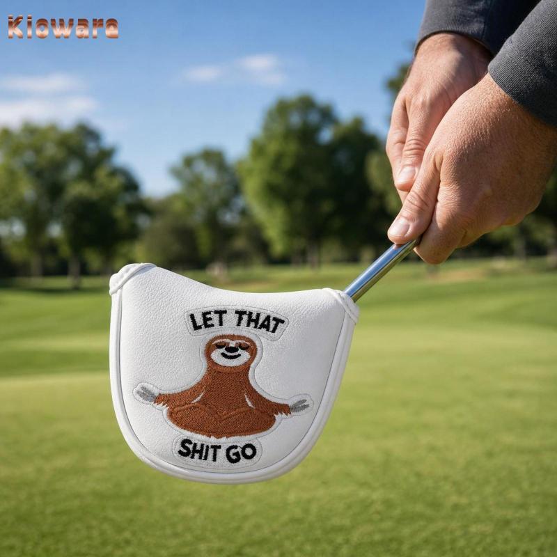 Kloware Multicolor Golf Mallet Putter Cover แบบพกพาป้องกัน Club Headcover สําหรับกอล์ฟกีฬากลางแจ้งและตลกอุปกรณ์เสริม